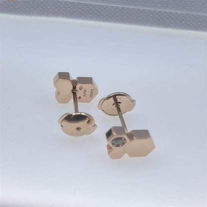 ¡®Lume Jewels¡¯BEE LOVE PINK GOLD DIAMOND EARRINGS