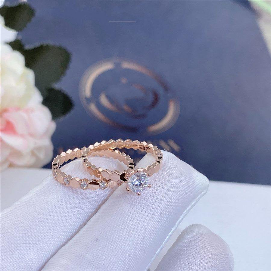 ¡®Lume Jewels¡¯BEE LOVE RING PINK GOLD 1 DIAMOND