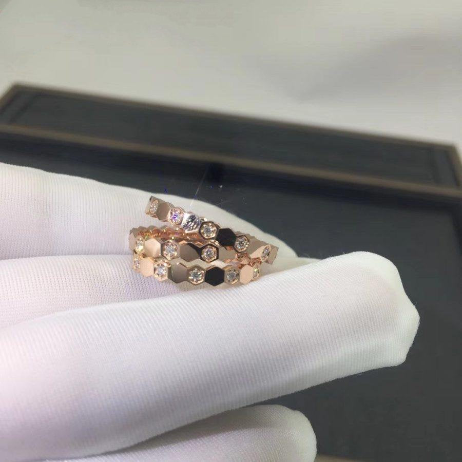 ¡®Lume Jewels¡¯BEE LOVE RING PINK GOLD DIAMOND