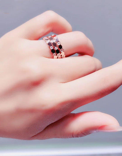 ¡®Lume Jewels¡¯BEE LOVE RING PINK GOLD DIAMOND