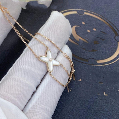 ¡®Lume Jewels¡¯JEUX BRACELET WHITE MOP PINK GOLD 1 DIAMOND