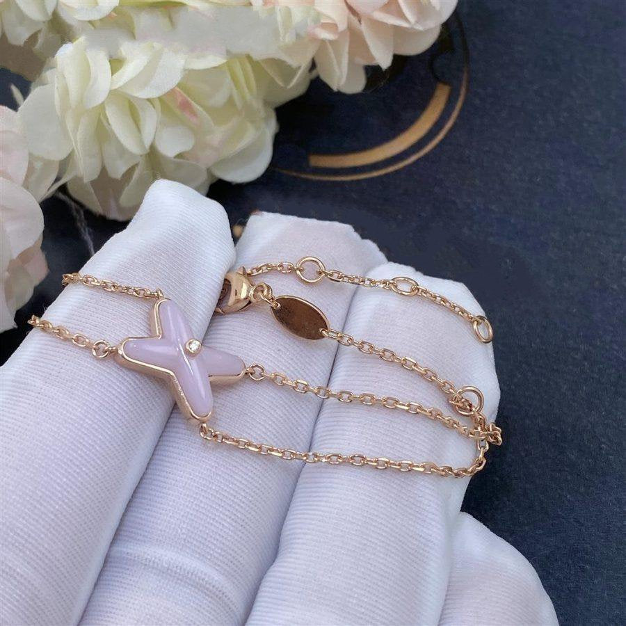 ¡®Lume Jewels¡¯JEUX BRACELET PINK MOP PINK GOLD 1 DIAMOND