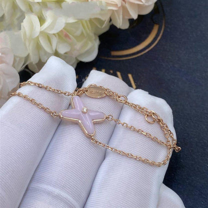 ¡®Lume Jewels¡¯JEUX BRACELET PINK MOP PINK GOLD 1 DIAMOND