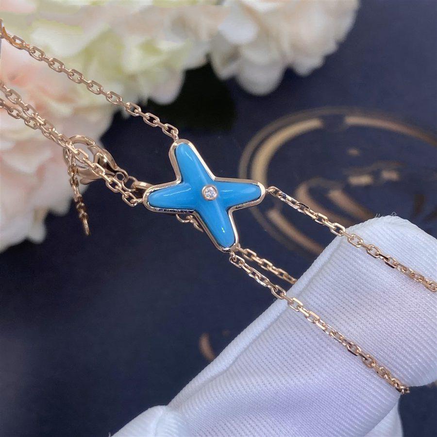¡®Lume Jewels¡¯JEUX BRACELET TURQUOISE PINK GOLD 1 DIAMOND