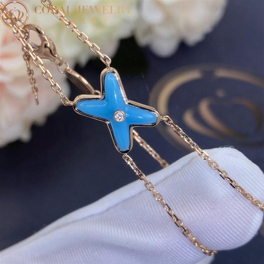 ¡®Lume Jewels¡¯JEUX BRACELET TURQUOISE PINK GOLD 1 DIAMOND