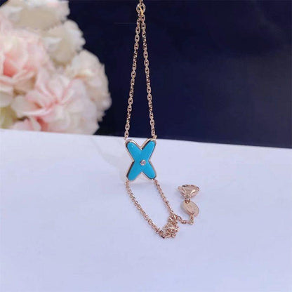 ¡®Lume Jewels¡¯JEUX BRACELET TURQUOISE PINK GOLD 1 DIAMOND