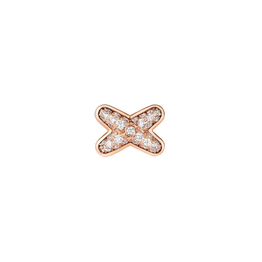 ¡®Lume Jewels¡¯JEUX DE PINK GOLD DIAMOND EARRINGS