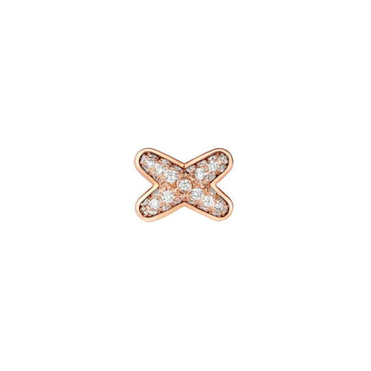 ¡®Lume Jewels¡¯JEUX DE PINK GOLD DIAMOND EARRINGS