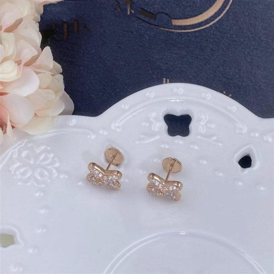 ¡®Lume Jewels¡¯JEUX DE PINK GOLD DIAMOND EARRINGS