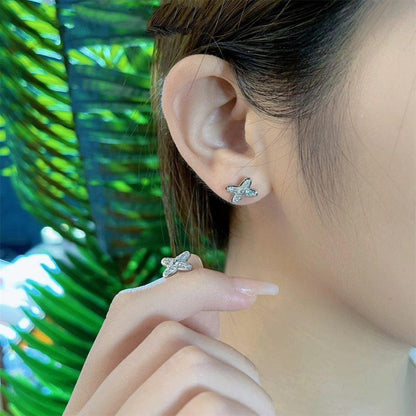 ¡®Lume Jewels¡¯JEUX DE SILVER DIAMOND EARRINGS