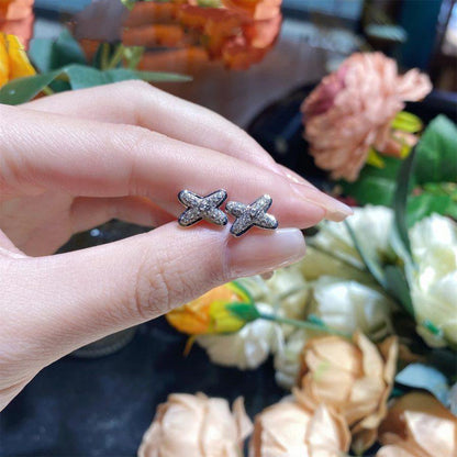 ¡®Lume Jewels¡¯JEUX DE SILVER DIAMOND EARRINGS