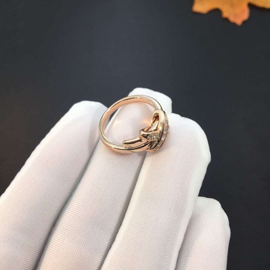 ¡®Lume Jewels¡¯JEUX DE PINK GOLD DIAMOND RING