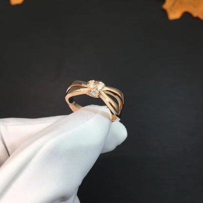 ¡®Lume Jewels¡¯LIENS RING PINK GOLD DIAMOND