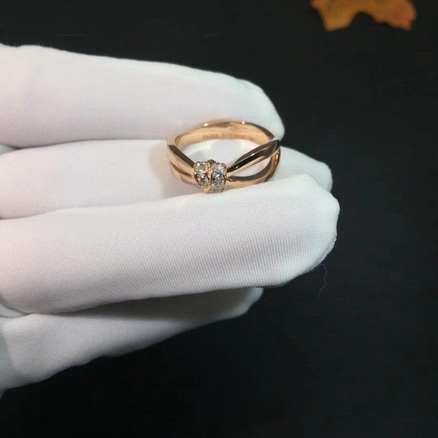¡®Lume Jewels¡¯LIENS RING PINK GOLD DIAMOND
