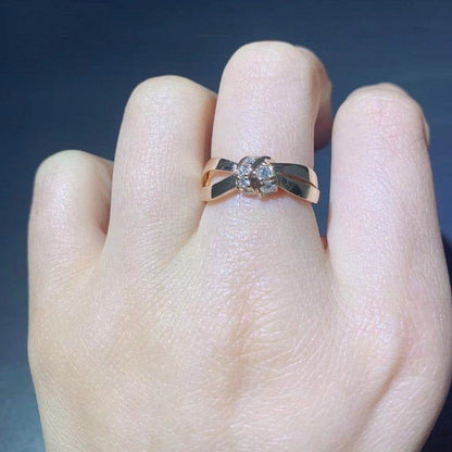 ¡®Lume Jewels¡¯LIENS RING PINK GOLD DIAMOND