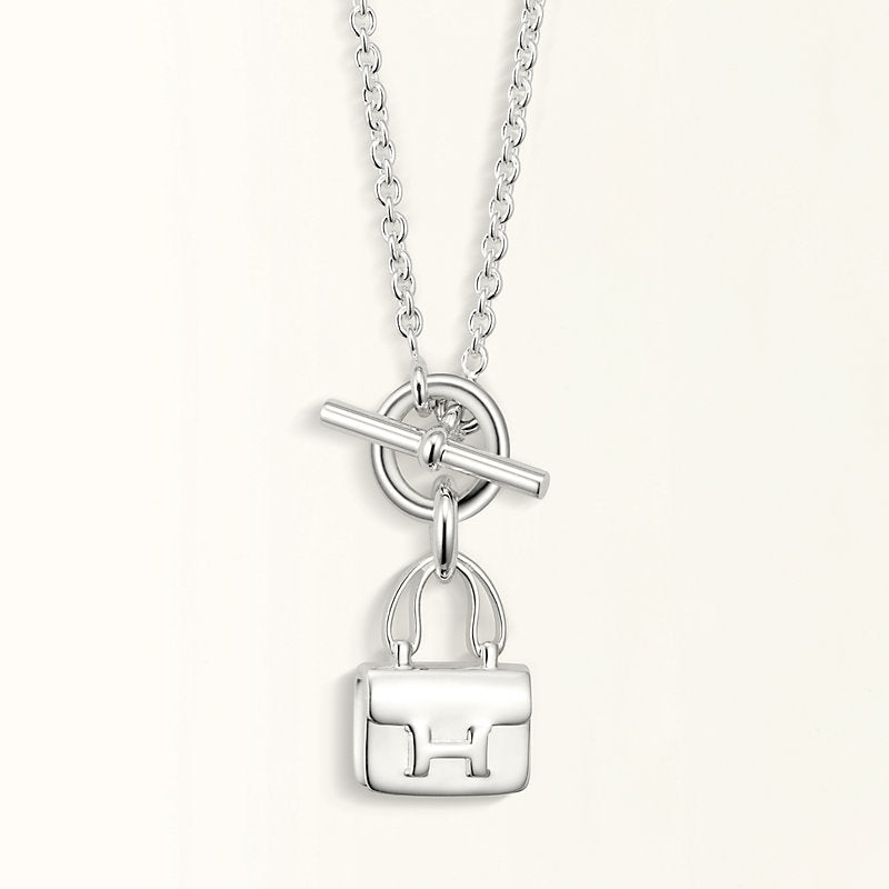 ¡®Lume Jewels¡¯POP H PEDANT SILVER NECKLACE