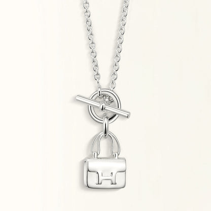 ¡®Lume Jewels¡¯POP H PEDANT SILVER NECKLACE