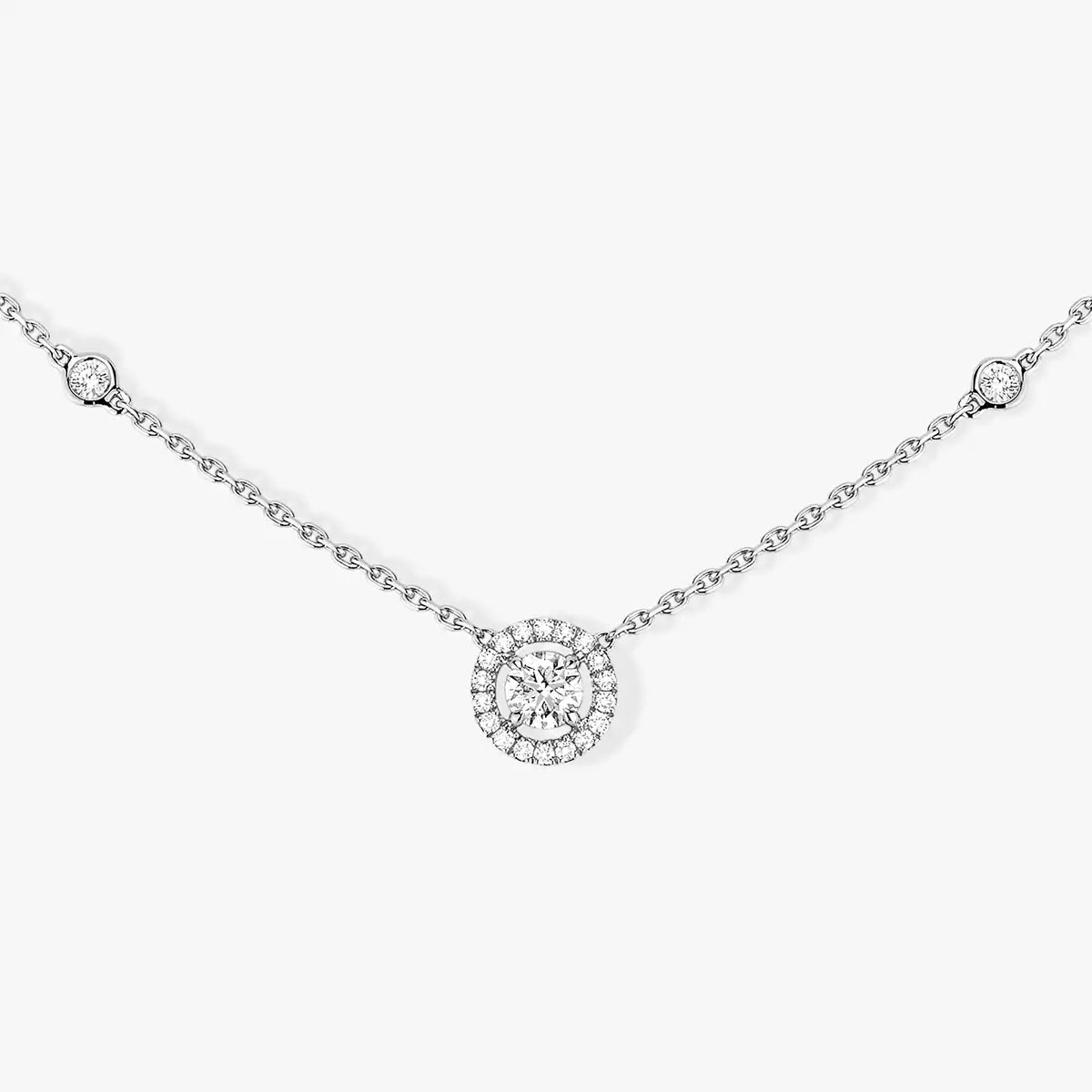 [Lume Jewels]Diamond Necklace 0,20ct Brilliant Shape Joy