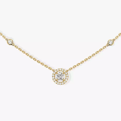 [Lume Jewels]Diamond Necklace 0,20ct Brilliant Shape Joy