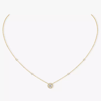 [Lume Jewels]Diamond Necklace 0,20ct Brilliant Shape Joy