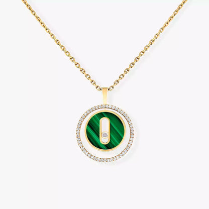 [Lume Jewels]Lucky Move Diamond Necklace in Rose Gold and White Mother-of-Pearl
