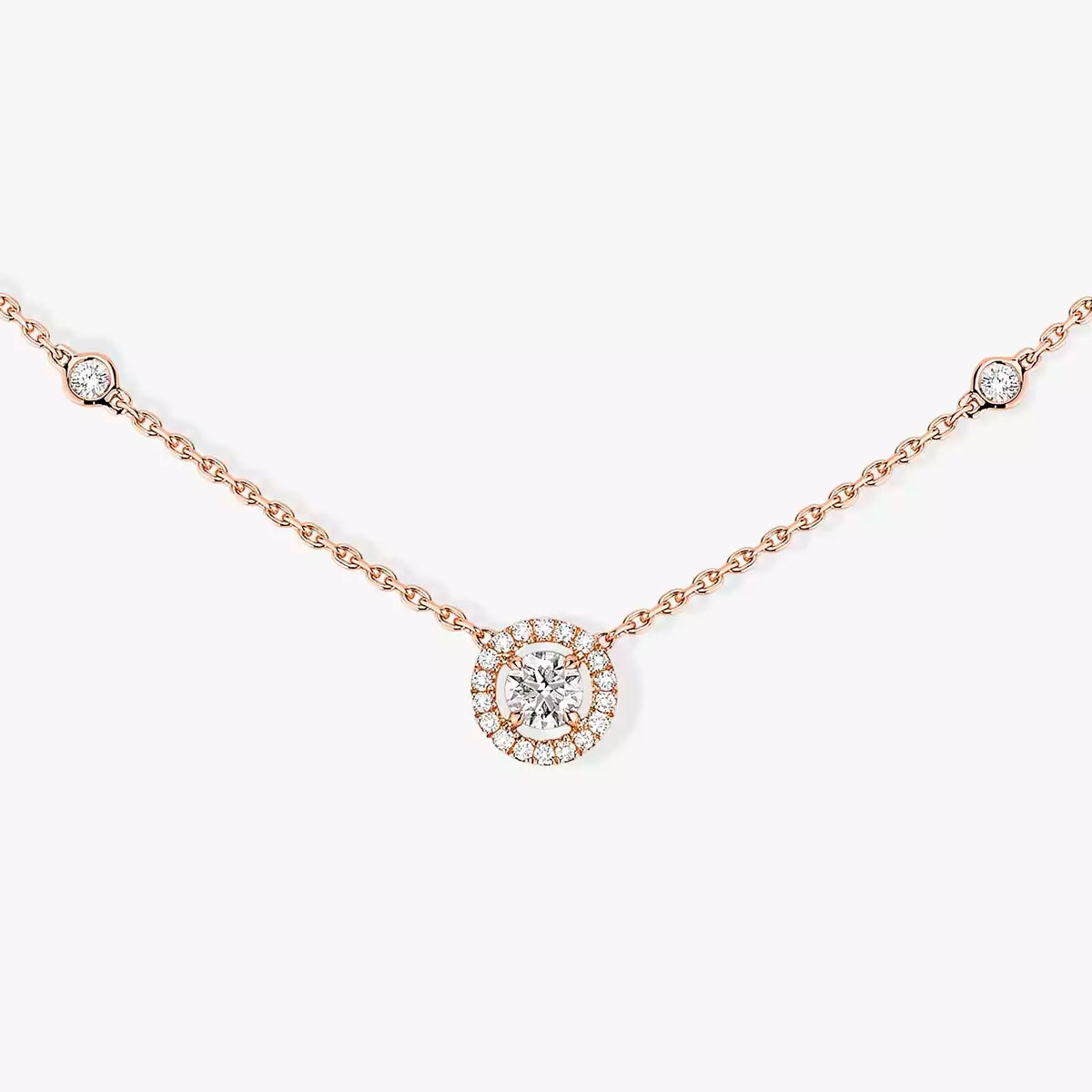 [Lume Jewels]Diamond Necklace 0,20ct Brilliant Shape Joy