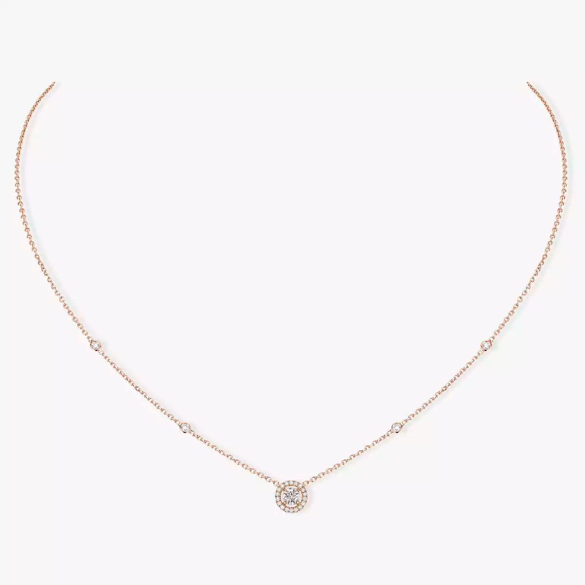 [Lume Jewels]Diamond Necklace 0,20ct Brilliant Shape Joy