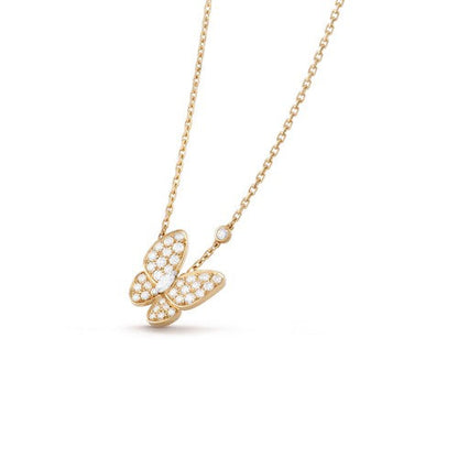 ¡®Lume Jewels¡¯BUTTERFLY DIAMOND NECKLACE