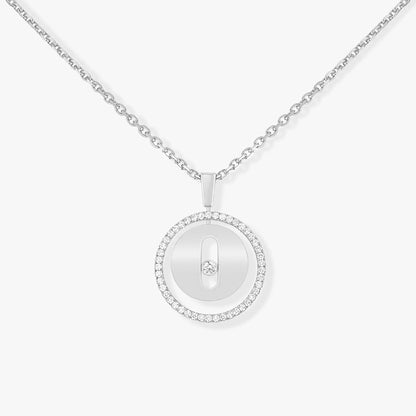 [Lume Jewels]LUCKY MOVE PM NECKLACE SILVER DIAMOND