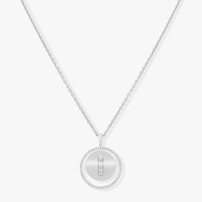 [Lume Jewels]LUCKY MOVE MM SILVER DIAMOND NECKLACE