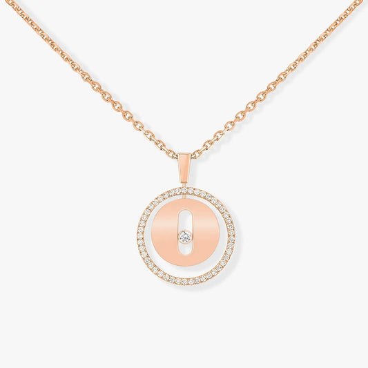[Lume Jewels]LUCKY MOVE PM NECKLACE PINK GOLD DIAMOND