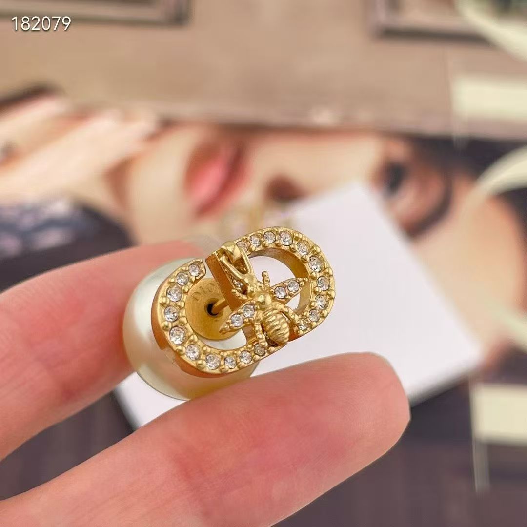 [Lume Jewels]CD Honeycomb Pearl Stud Earrings