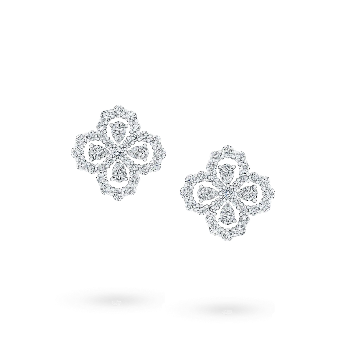 ¡®Lume Jewels¡¯LOOP EARRINGS FULL MOTIF DIAMOND 16MM