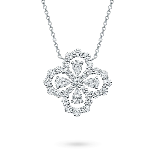 ¡®Lume Jewels¡¯LOOP NECKLACE FULL MOTIF DIAMOND 16MM MULTIPLE COLORS