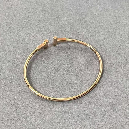 [Lume Jewels] T House Double T Open Bangle