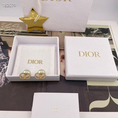 [Lume Jewels]CD Honeycomb Pearl Stud Earrings