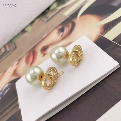 [Lume Jewels]CD Honeycomb Pearl Stud Earrings