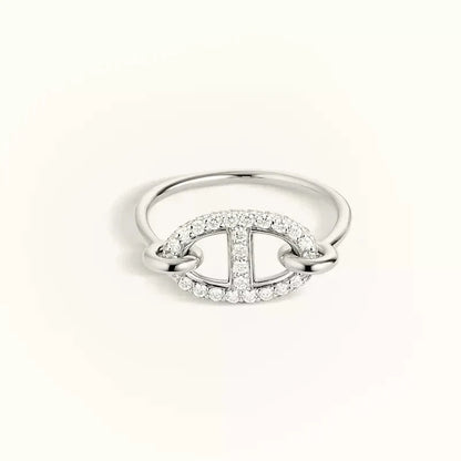 ¡®Lume Jewels¡¯RONDE SMALL SILVER DIAMOND RING