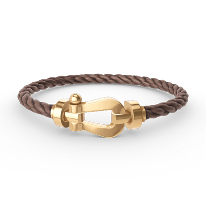 ¡®Lume Jewels¡¯FORCE LARGE HORSESHOE NO DIAMOND BRACELET GOLD