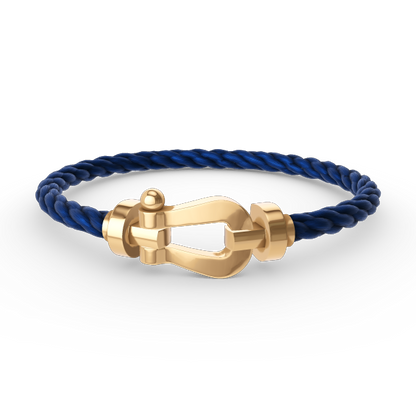 ¡®Lume Jewels¡¯FORCE LARGE HORSESHOE NO DIAMOND BRACELET GOLD
