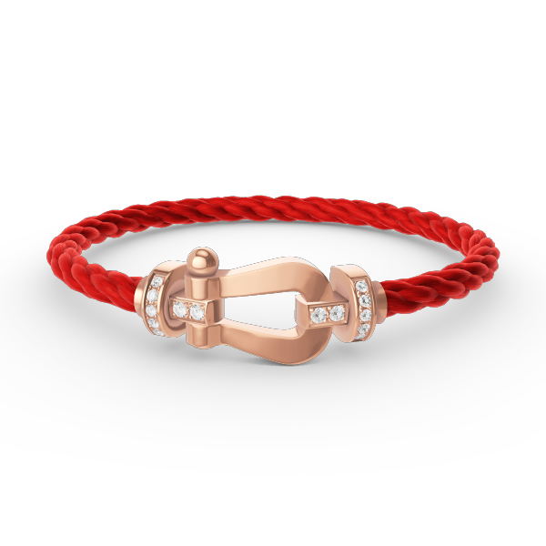 ¡®Lume Jewels¡¯FORCE LARGE HORSESHOE HALF DIAMOND BRACELET ROSE GOLD