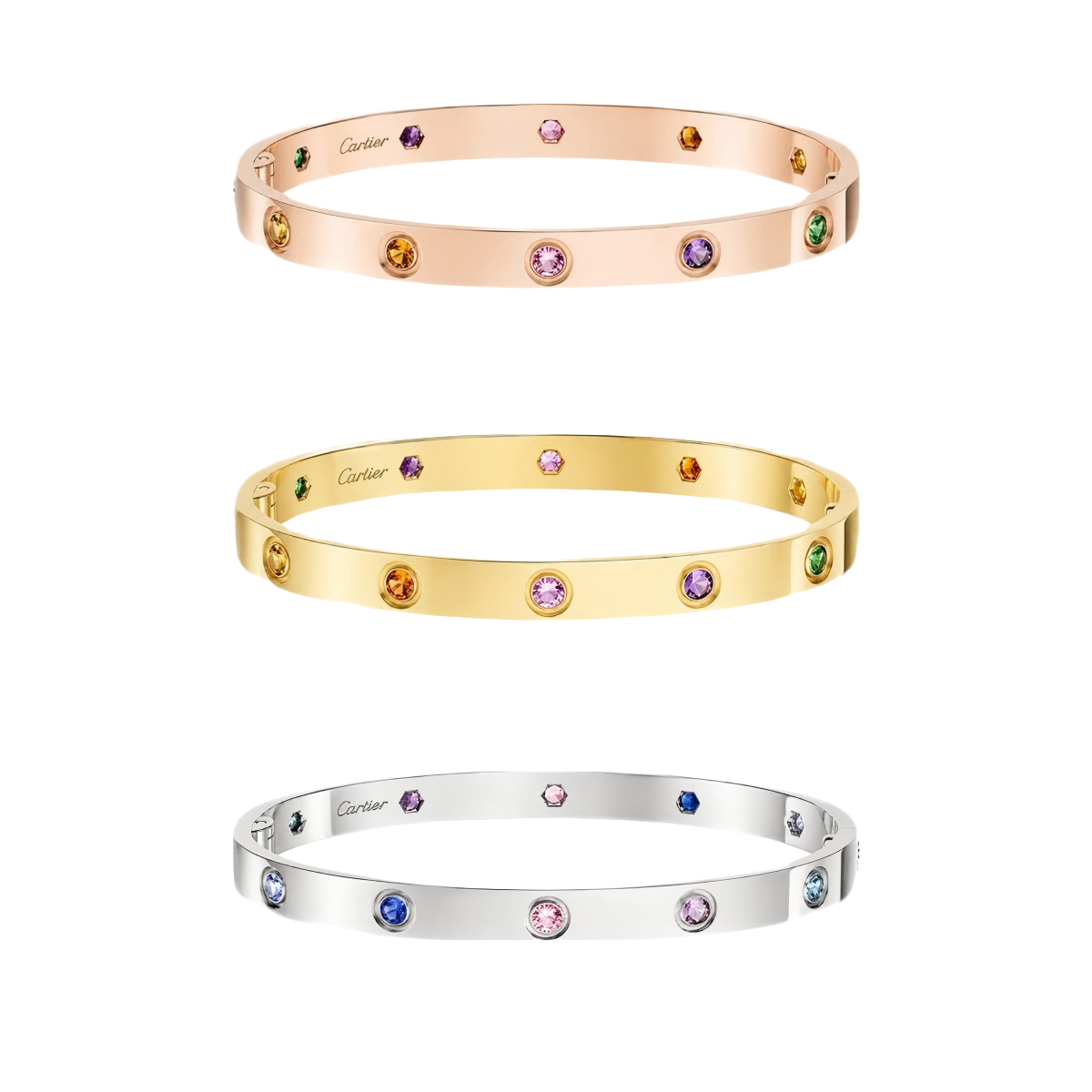 [Lume Jewels]2026 RAINBOW LOVE BRACELET 6.1MM  10 DIAMONDS