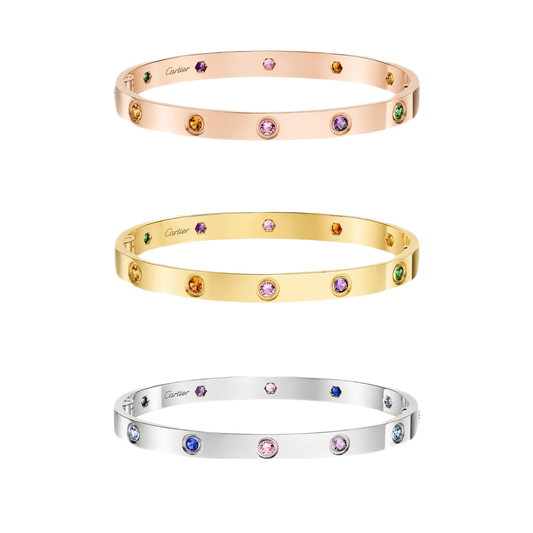 [Lume Jewels]2026 RAINBOW LOVE BRACELET 6.1MM  10 DIAMONDS