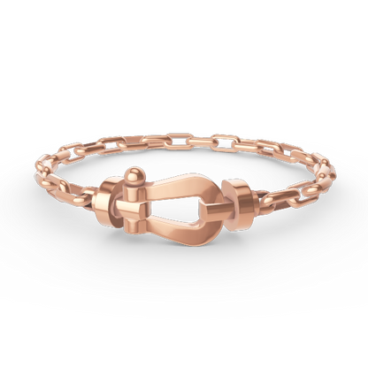 ¡®Lume Jewels¡¯FORCE LARGE HORSESHOE CLASP  METAL BRACELET