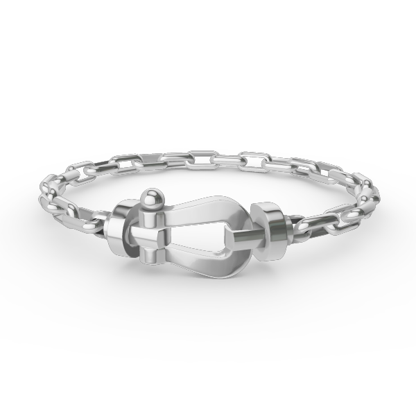 ¡®Lume Jewels¡¯FORCE LARGE HORSESHOE CLASP  METAL BRACELET
