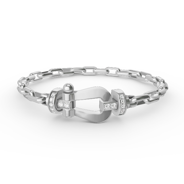 ¡®Lume Jewels¡¯FORCE LARGE HORSESHOE CLASP  METAL BRACELET