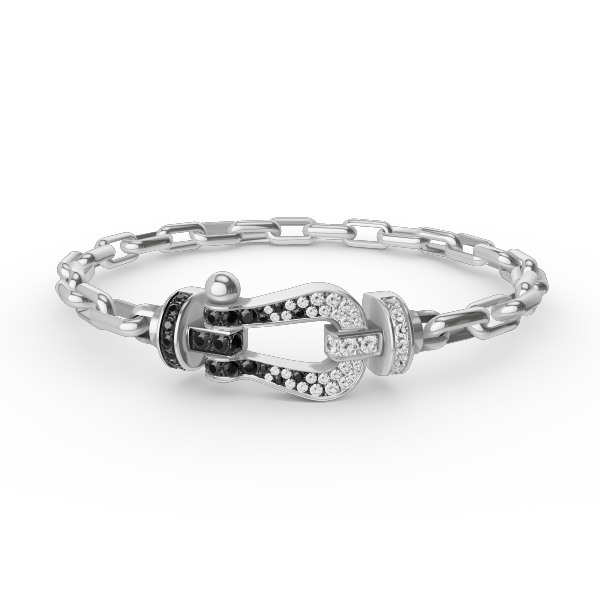 ¡®Lume Jewels¡¯FORCE LARGE HORSESHOE CLASP  METAL BRACELET