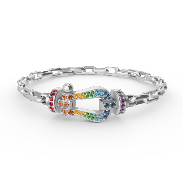 ¡®Lume Jewels¡¯FORCE LARGE HORSESHOE CLASP  METAL BRACELET