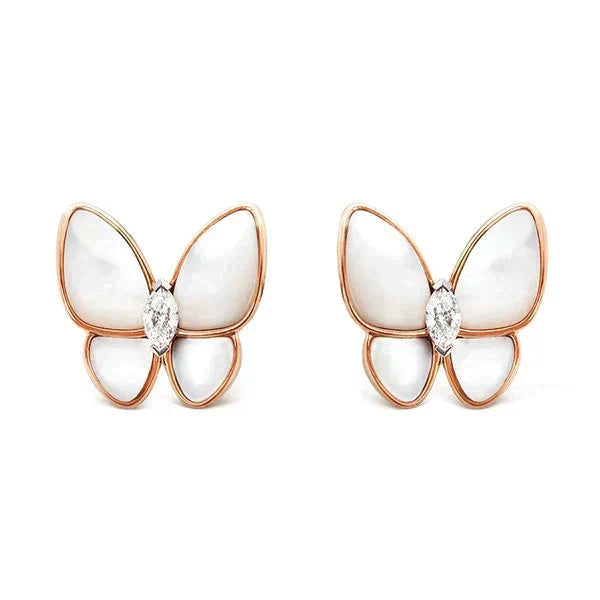 ¡®Lume Jewels¡¯BUTTERFLY MOP DIAMOND EARRINGS