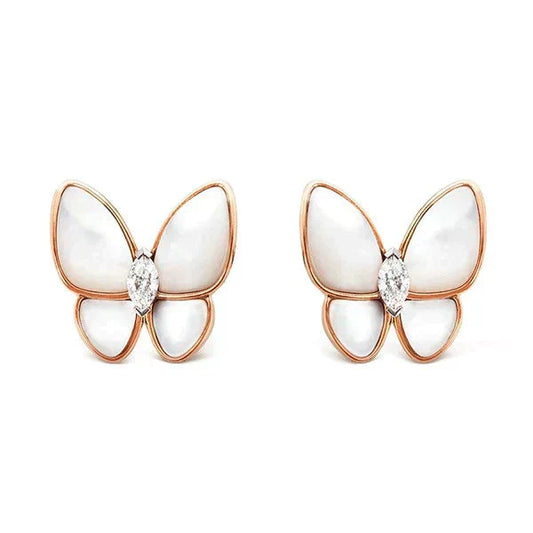 ¡®Lume Jewels¡¯BUTTERFLY MOP DIAMOND EARRINGS